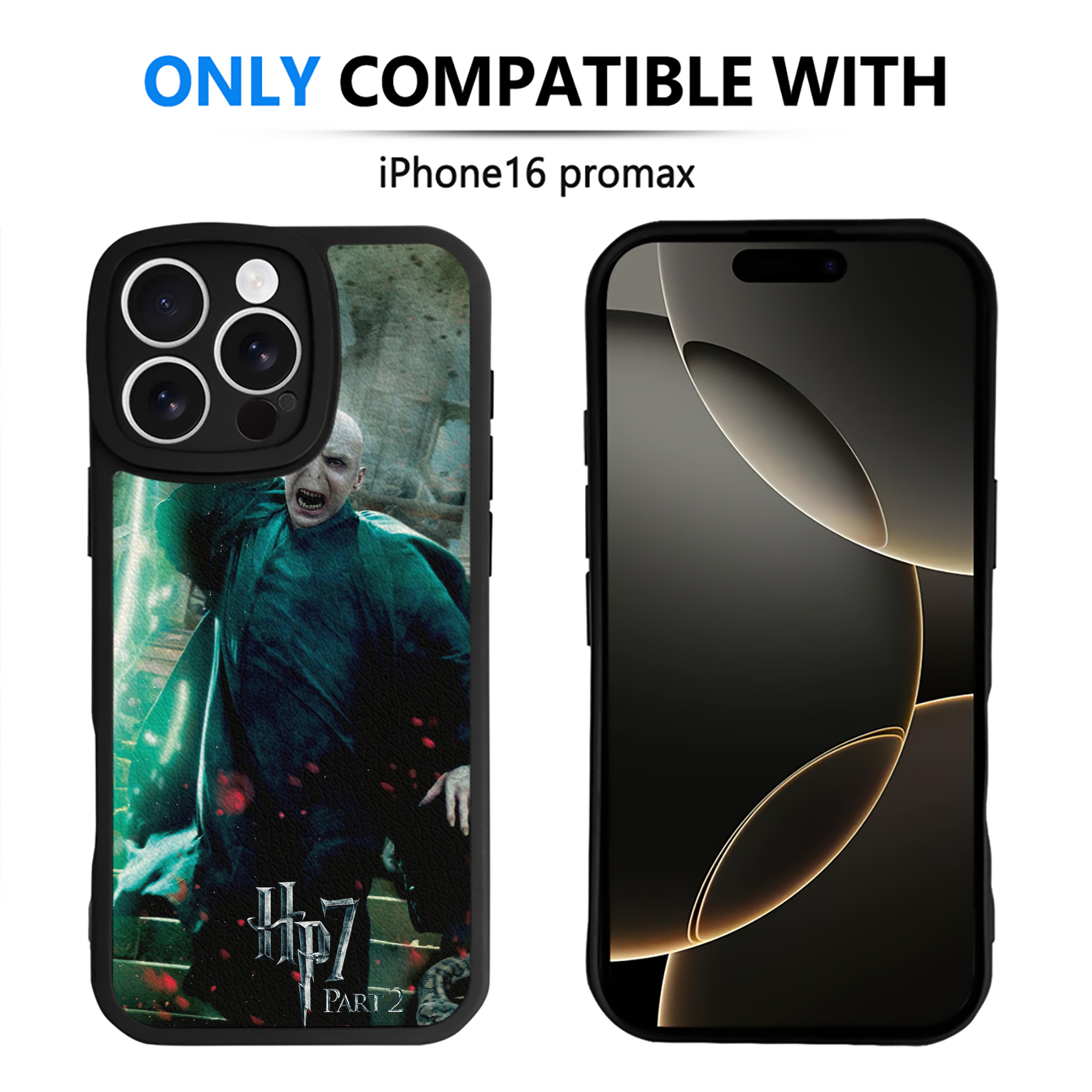 （画像用） Harry Potter ハリー・ポッターシリーズ 【iPhone 16シリーズ対応】シリコンスマホケース（レザー調） 材質：シリコン